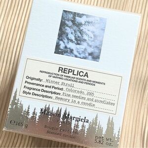 Maison Margiela Replica Winter Stroll Candle 5.82oz. FULL SIZE